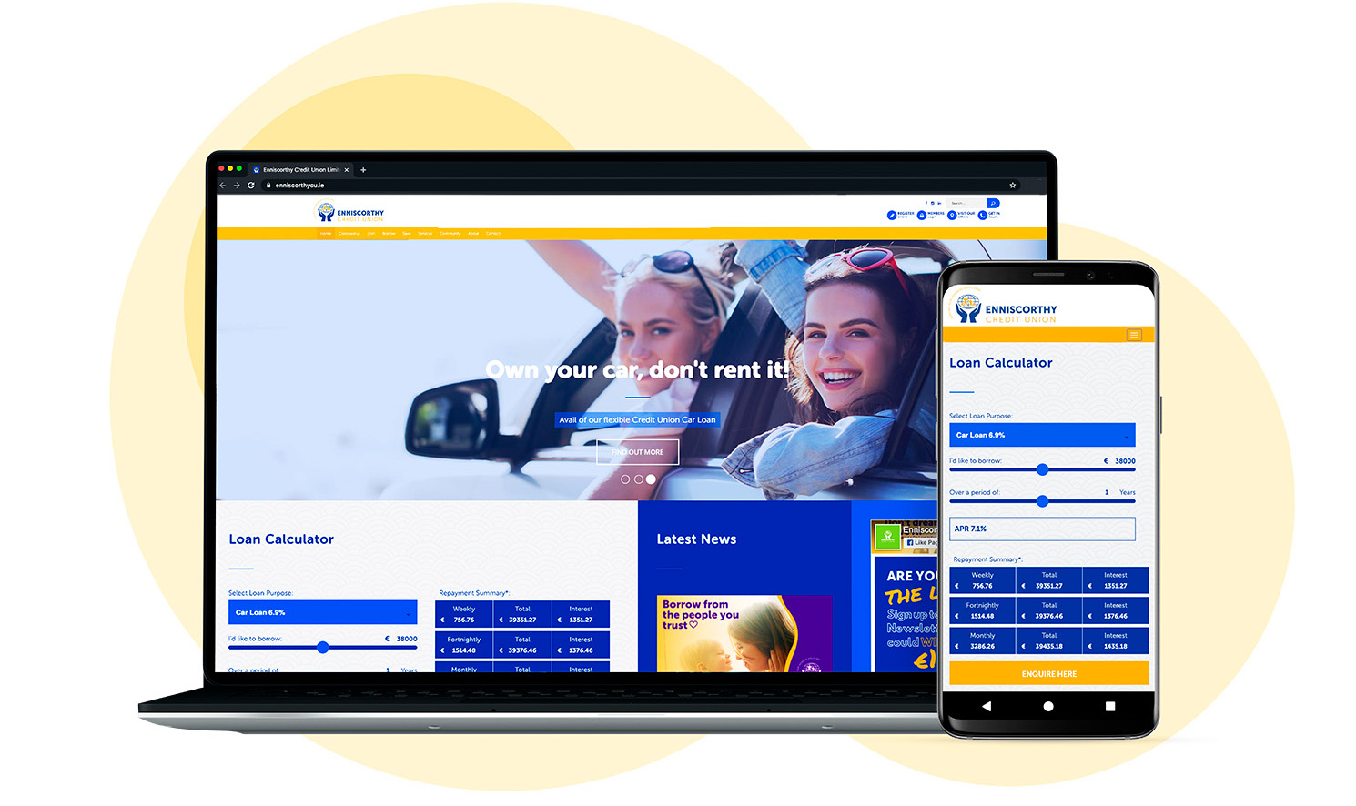 15%+ increase in loan applications due to Enniscorthy Credit Union’s new website Featured Image